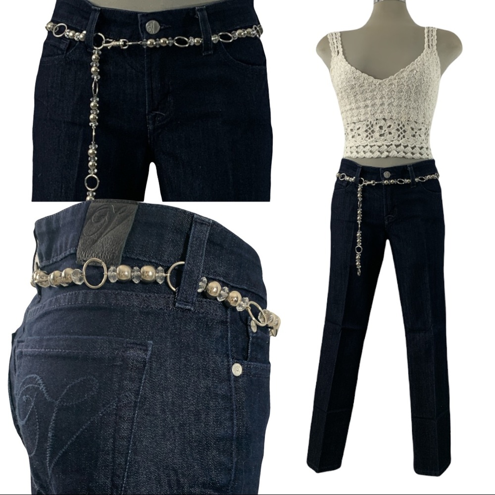 VIZCAINO Dark Blue Premium Denim StraIght Leg Size 27